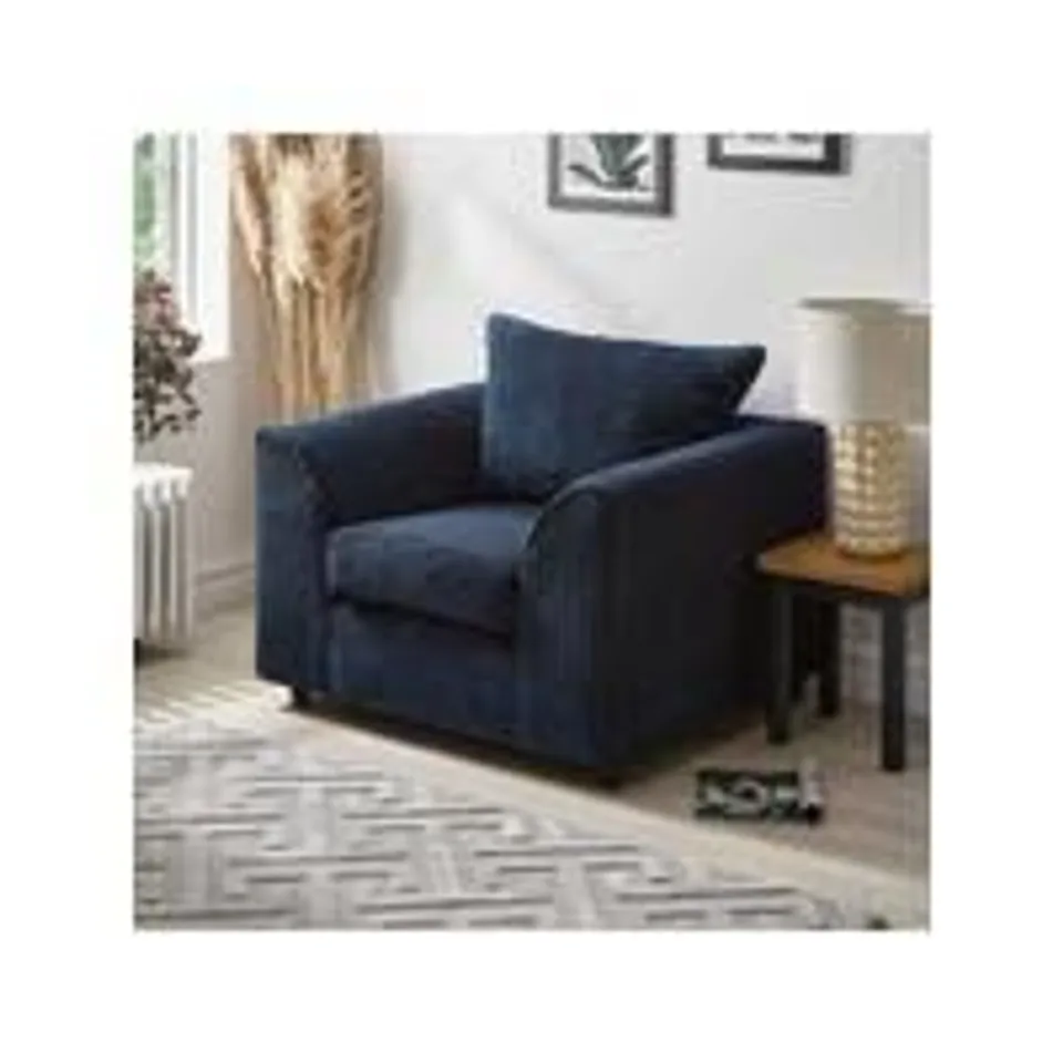 BRAND NEW PACKAGED LEON CHAIR - NAVY