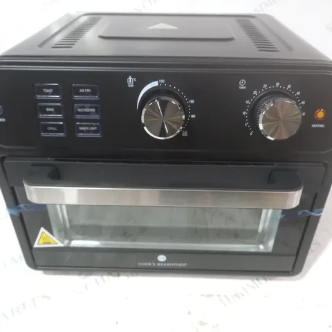 BOXED COOK'S ESSENTIAL 21-LITRE AIRFRYER OVEN IN BLACK