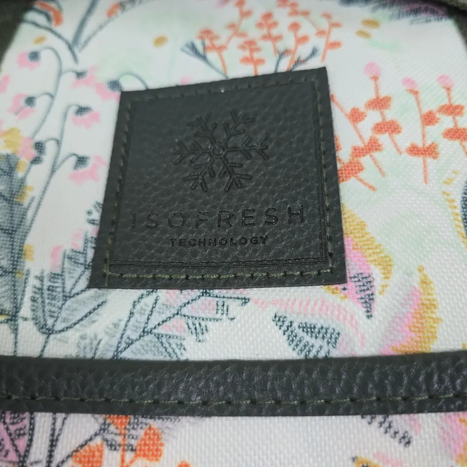 ISOFRESH TECHNOLOGY FLORAL COOLER BAG WITH HANDLES