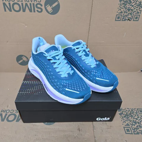 GOLA ALZIR SPEED RUNNING SHOES - MARINE BLUE / VISTA BLUE / VIOLET, UK 7