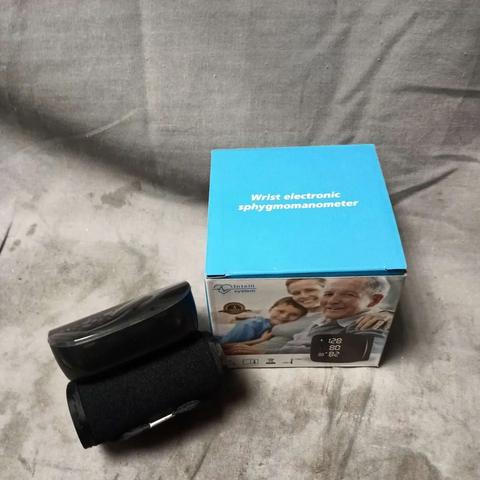 WRIST ELECTRONIC SPHYGMOMANOMETER – BLOOD PRESSURE MONITOR 