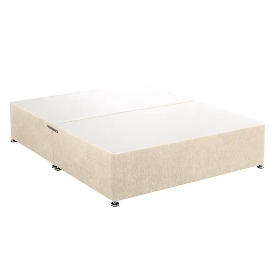 BAGGED UNIVERSAL CHENILLE DIVAN BED BASE - DOUBLE (2 HALVES)
