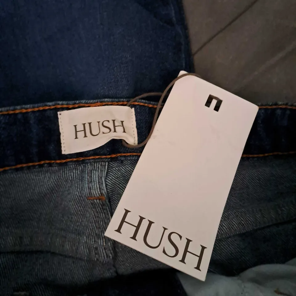 HUSH AGNES STRAIGHT JEANS IN BLUE AUTHENTIC - 8T