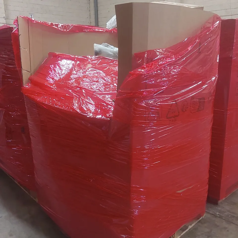 PALLET CONTAINING A LARGE QUANTITY OF ASSORTED ITEMS INCLUDING: MISS LULU BAG, CEILING FAN WITH LIGHT, KETTLE ECT