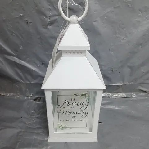 PERSONALISED IN LOVING MEMORY LANTERN