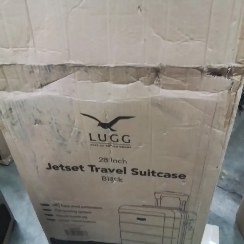 BOXED JETSET TRAVEL SUITCASE BLACK