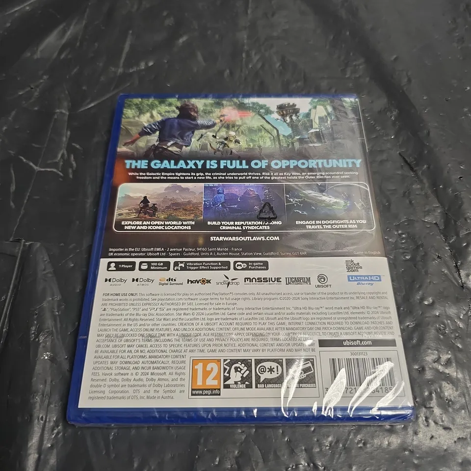 STAR WARS OUTLAWS – PLAYSTATION 5 (PS5) GAME – SEALED