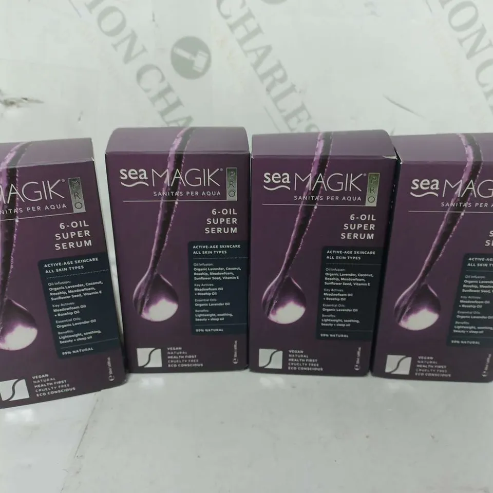 4 BOXED SEA MAGIK PRO 6 OIL SUPER SERUM