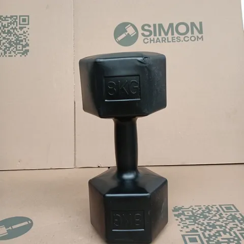 8KG BLACK DUMBBELL
