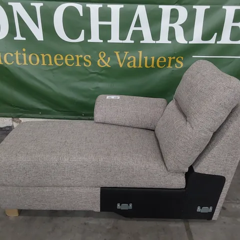 QUALITY BRITISH DESIGNER G PLAN SPENCER LH CHAISE SECTION SPARROW FABRIC
