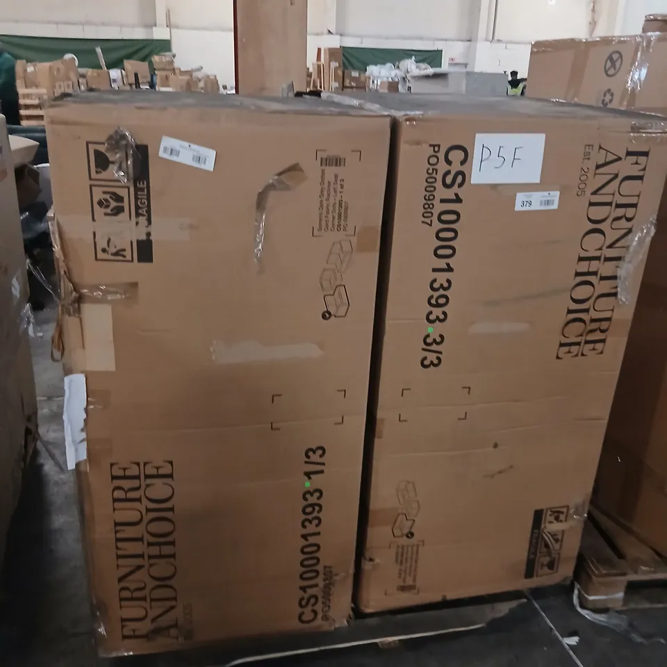 TWO BOXES OF SORRENTO CORNER SOFAS ASSORTED COLOURS