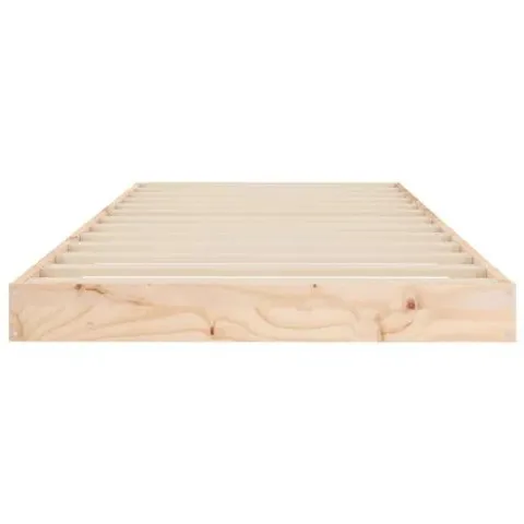 BOXED VIDAXL BED FRAME SOLID WOOD PINE - SIZE UNSPECIFIED (1 BOX)