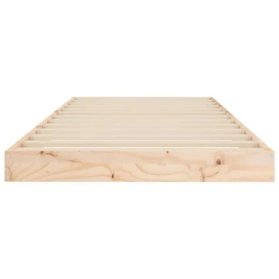 BOXED VIDAXL BED FRAME SOLID WOOD PINE - SIZE UNSPECIFIED (1 BOX)