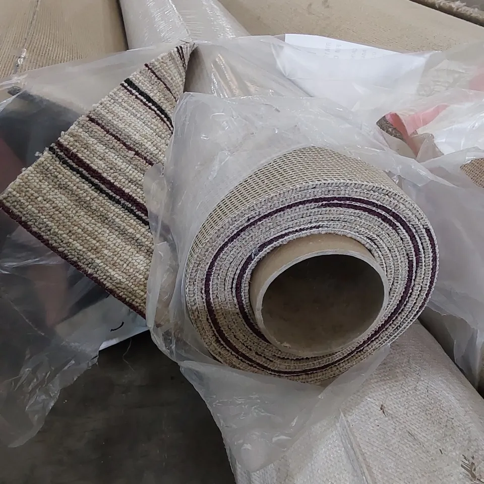 ROLL OF QUALITY SHETLAND CLORET CARPET // SIZE: APPROXIMATELY 4 X 4.5m