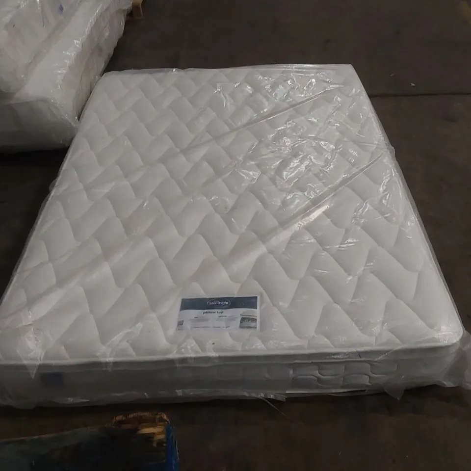 QUALITY BAGGED SILENTNIGHT MIRACOIL PILLOWTOP 5' KINGSIZE MATTRESS  RRP £499