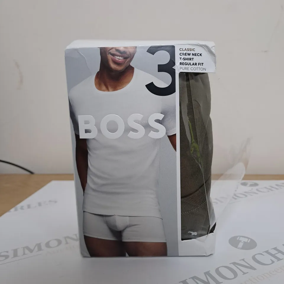 BOSS CREW NECK T-SHIRTS SIZE XXL
