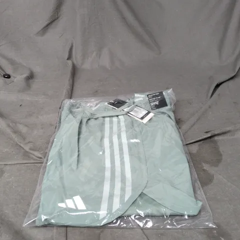 ADIDAS GREEN MEDIUM SHORTS BAGGED WITH TAGS