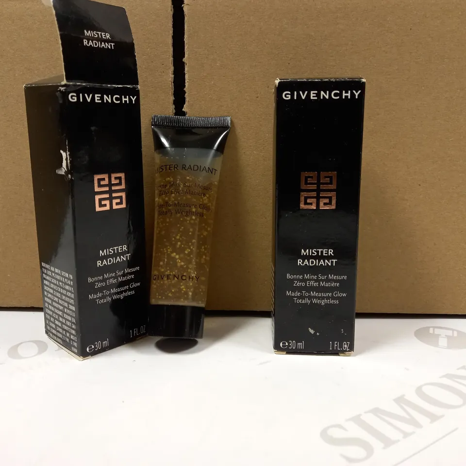 LOT OF APPROX 2 GIVENCHY MISTER RADIANT BRONZER - HEALTHY GLOW GEL 30ML