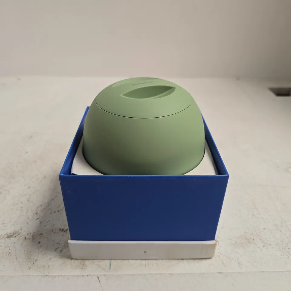 DENTALPOD PRO – THE ULTIMATE ORAL APPLIANCE CLEANER, SAGE GREEN, BOXED