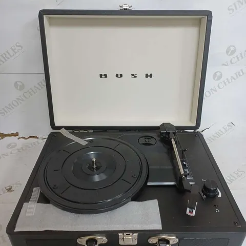 BOXED BUSH CLASSIC TURNTABLE BLACK