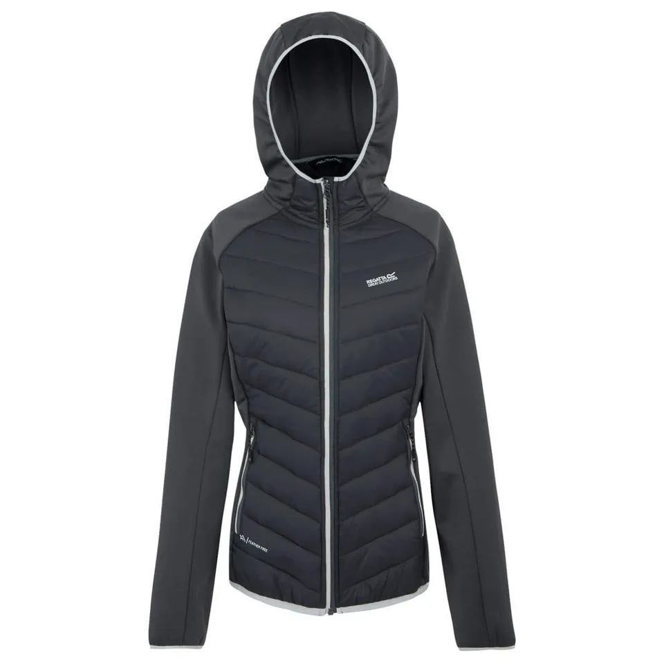 BRAND NEW REGATTA WOMEN'S ANDRESON VIII HYBRID JACKET IN SEAL GREY SIZE 10