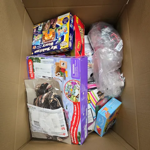 LARGE BOX OF ASSORTED TOYS AND GAMES 