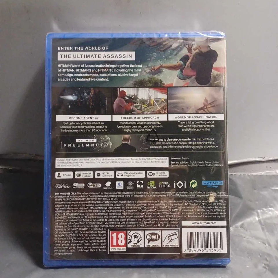 HITMAN WORLD OF ASSASSINATION PLAYSTATION 5