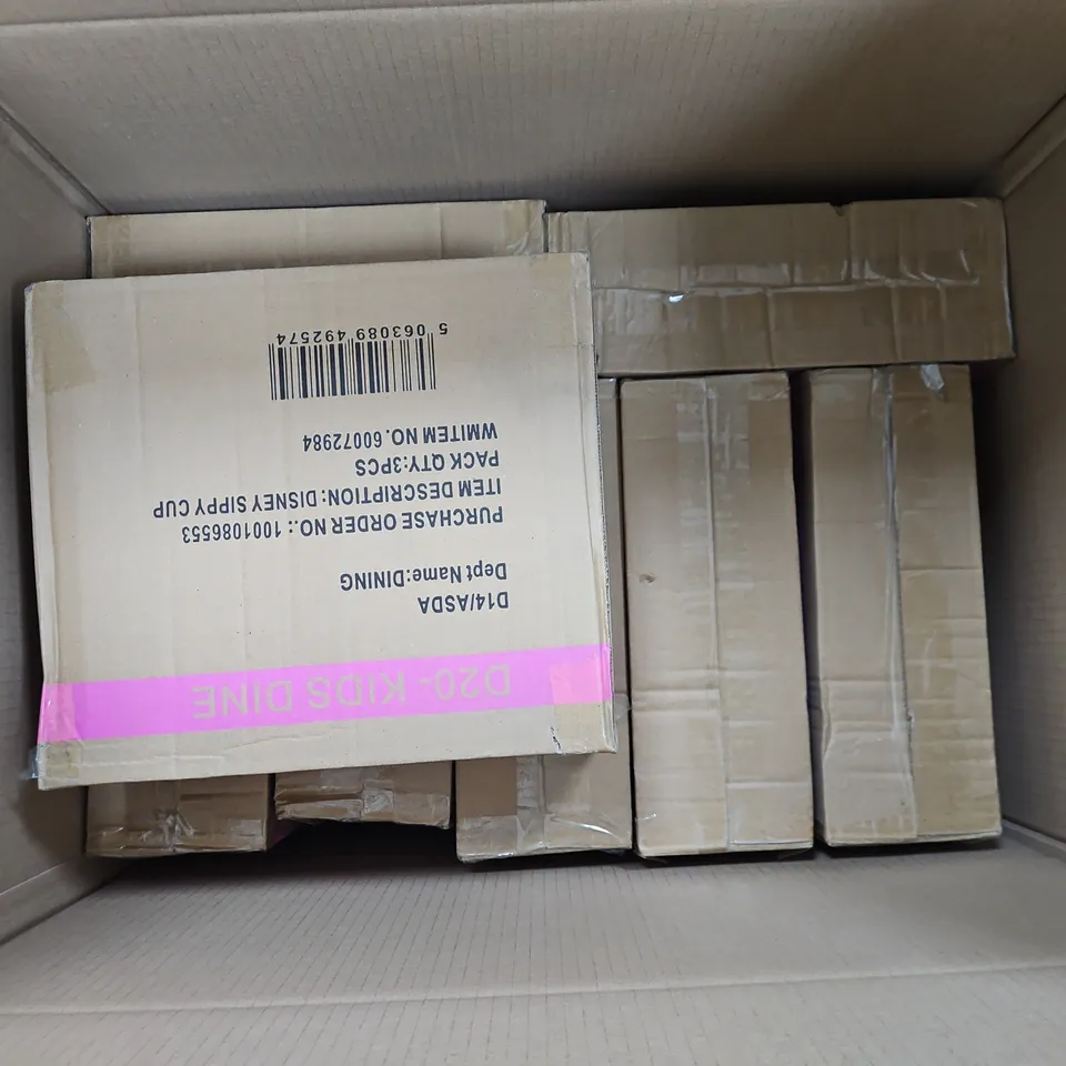 9 BOXES OF 3 STITCH SIPPY CUPS IN NAVY