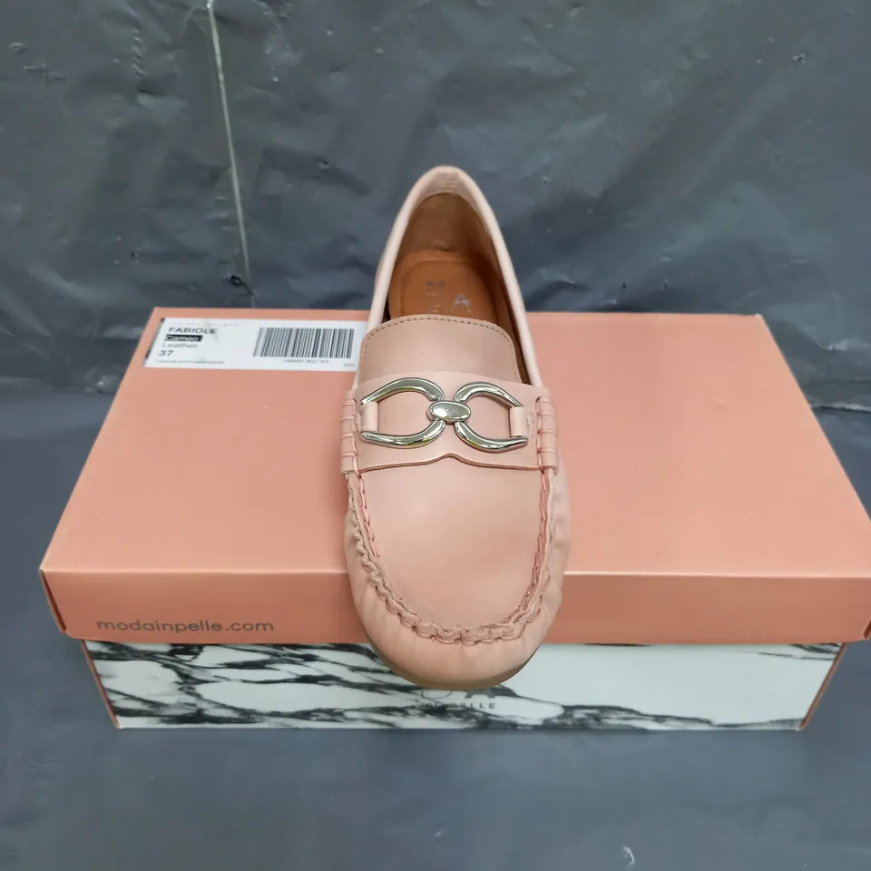 MODA IN PELLE FABIOLE LEATHER LOAFERS PINK SIZE 4