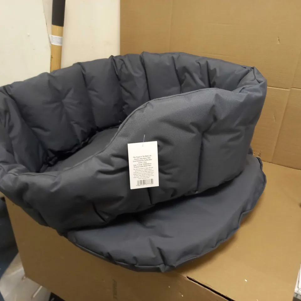 GREY PET BED LARGE - 76 * 64 * 24CM