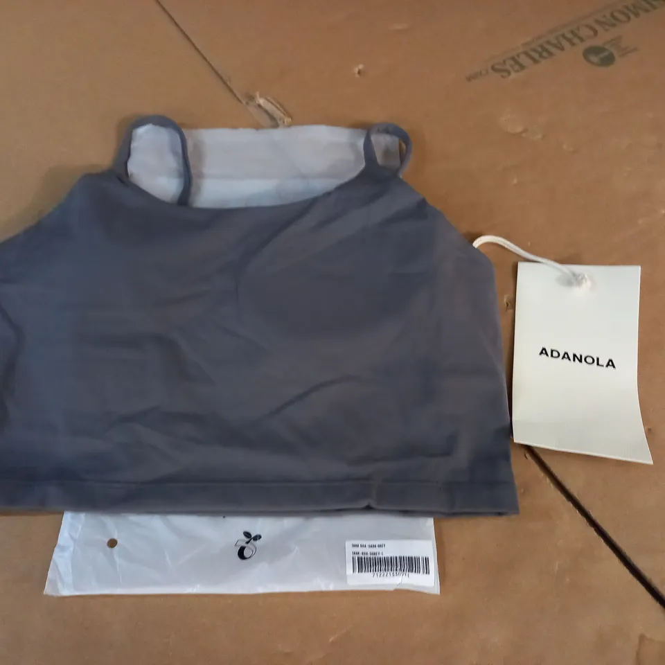 ADANOLA TANK BRA IN GREY - L