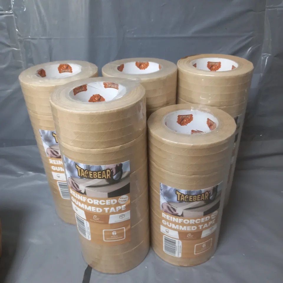 25 X TAPEBEAR WATER ACTIVATED TAPE ROLLS