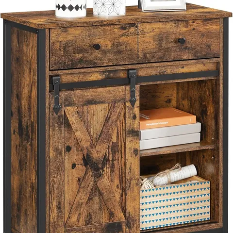 BOXED VASAGLE STORAGE CABINET, SIDEBOARD AND TV CABINET