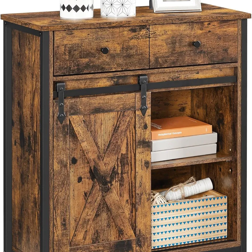 BOXED VASAGLE STORAGE CABINET, SIDEBOARD AND TV CABINET