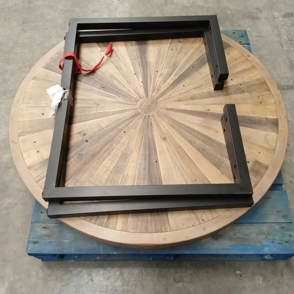 QUALITY DESIGNER ROUND WOODEN DINING TABLE