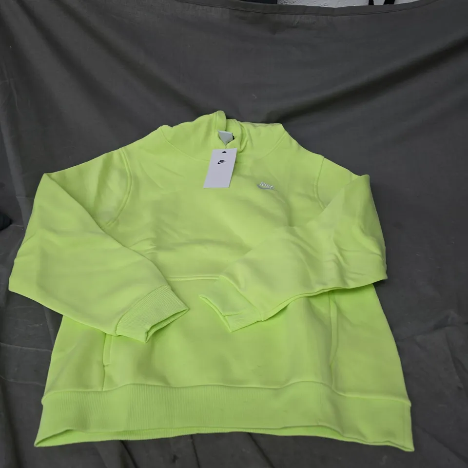 NIKE KIDS HOODIE IN NEON YELLOW SIZE XL