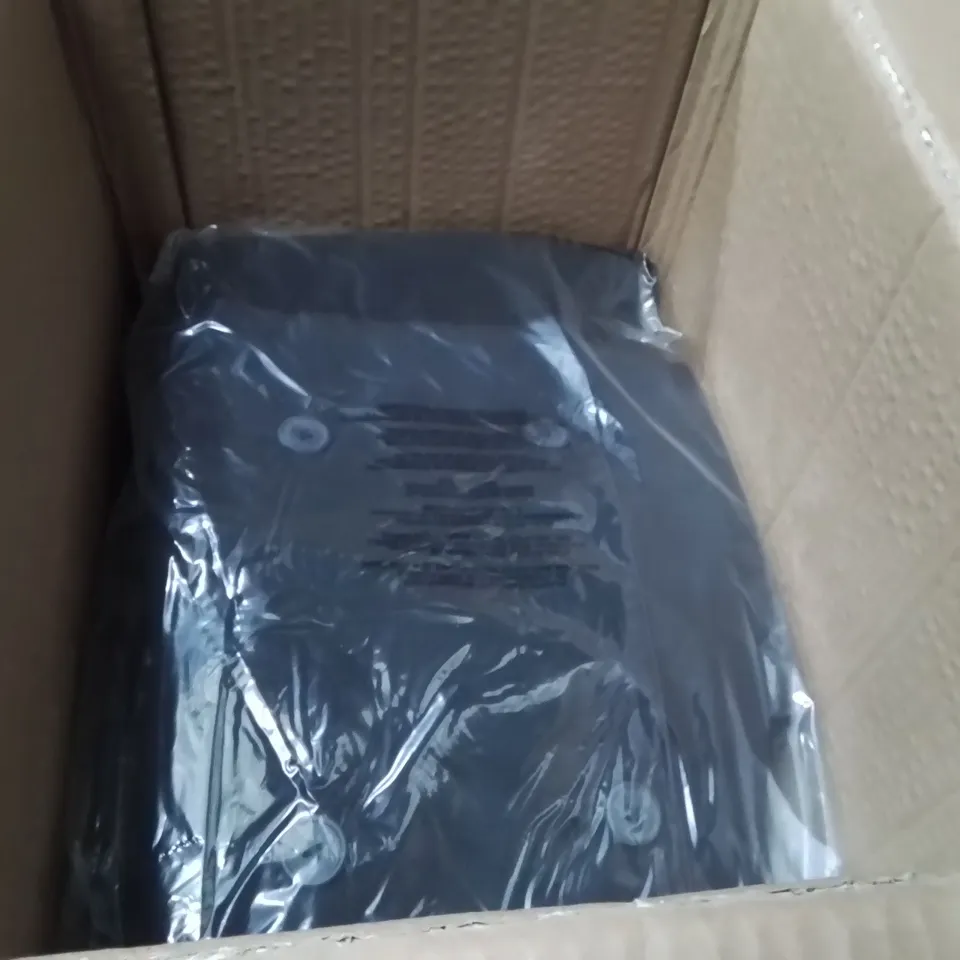 BOXED BRAND NEW APPROXIMATELY 5 JD WILLIAMS HOODED TRENCH JACKET BLACK SIZE 18