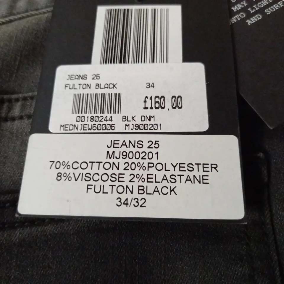 BRAND NEW BLK DNM JEANS IN BLACK - 34/32