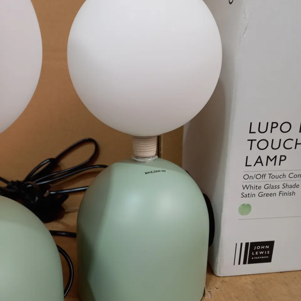 JOHN LEWIS LUPO DUO TOUCH LAMP 