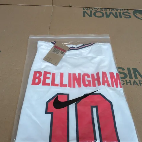 BAGGED ENGLAND FC HOME JERSEY - BELLINGHAM 10 - SIZE L