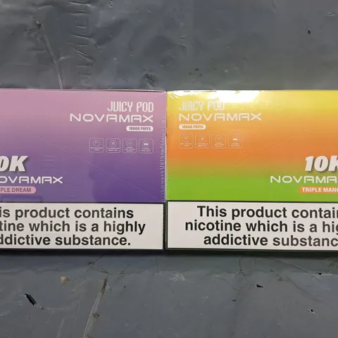 APPROXIMATELY 8 ASSORTED JUICY PRO E-CIGARETTE AND VAPE ITEMS