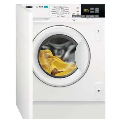 ZANUSSI INTEGRATED 8KG / 4KG WASHER DRYER WITH 1600 RPM - WHITE - E RATED Model Z816WT85BI