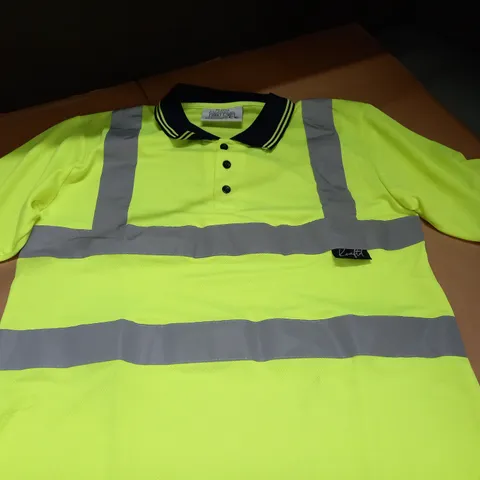 BEAVER HIGH-VIS SHORT SLEEVED POLO SHORT - SIZE M