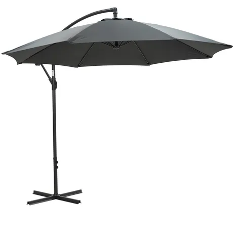 BOXED 3M ATHENE PARASOL - BLACK (1 BOX)