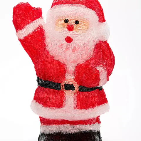 THREE KINGS SANTA ACRYLIC BATTERY OPERATED OUTDOOR CHRISTMAS LIGHT