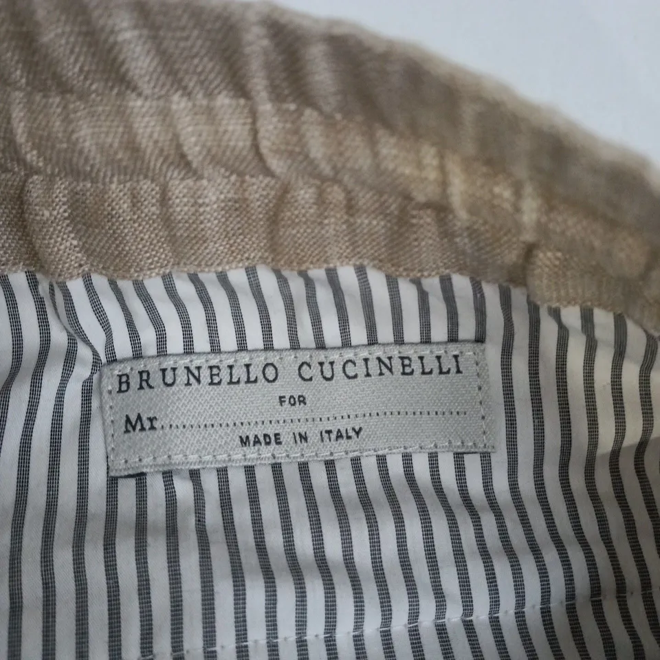 BRUNELLO CUCINELLI TROUSERS LEISURE FIT SIZE UK 34/36 APPROX
