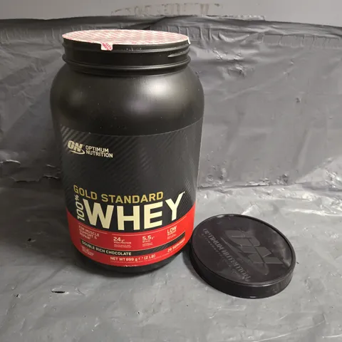 SEALED OPTIMUM NUTRITION GOLD STANDARD WHEY IN DOUBLE RICH CHOCOLATE 29 SERVINGS