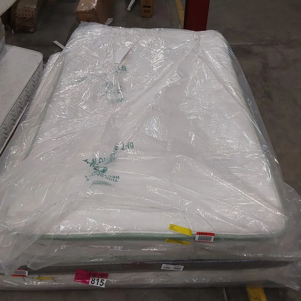 QUALITY BAGGED AMIRI 25cm MEMORY FOAM POCKET SPRUNG 4' SMALL DOUBLE MATTRESS 