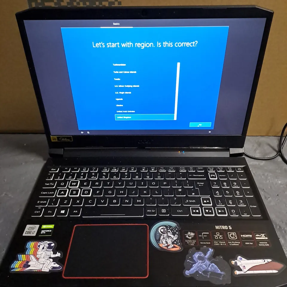 ACER NITRO 5 INTEL CORE I7 GEFORCE GTX LAPTOP