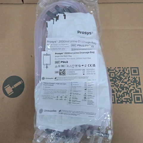 APPROX 10 PROSYS 2000ML URINE DRAINAGE BAGS